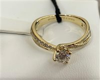 Ringe Salvini Dame Sospiro in Gelbgold Diamante 0.41 Ct 81114573 - 81114573
